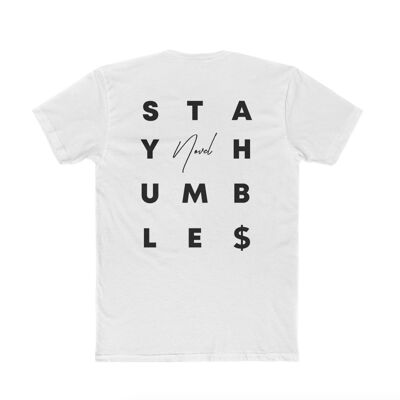 NOVEL 'STAY HUMBLE $' T-shirt White