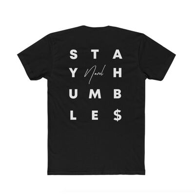 NOVEL 'STAY HUMBLE $' T-shirt Black
