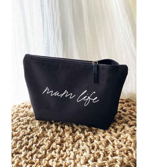 Pochette Mum Life noire