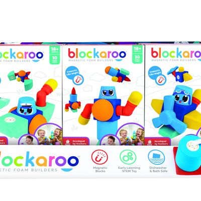 Blockaroo Magnetic Foam Building Blocks Castle Set