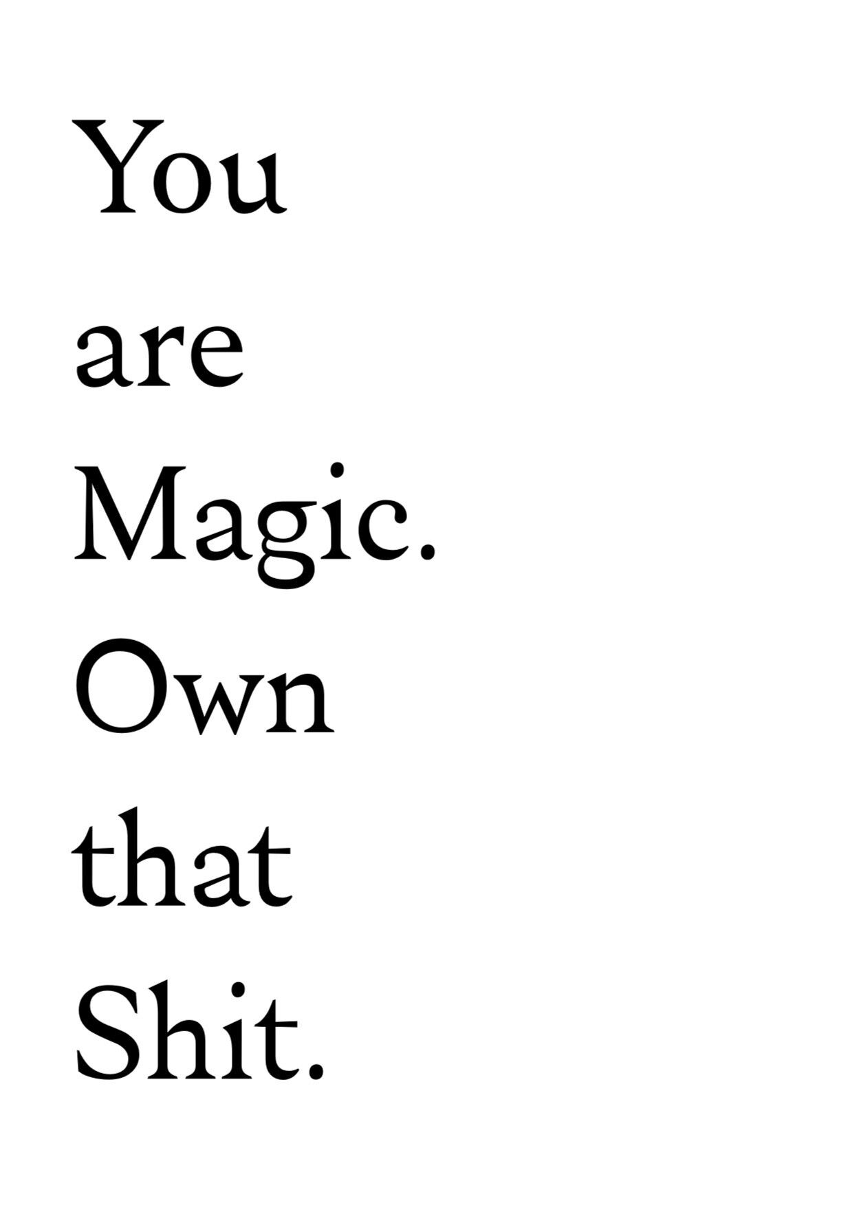 Carta sostenibile - Sei magico