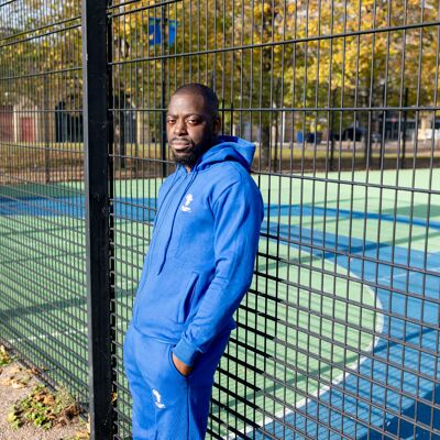 Blue Hooded Tracksuit