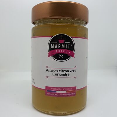 Ananas Koriander Limette