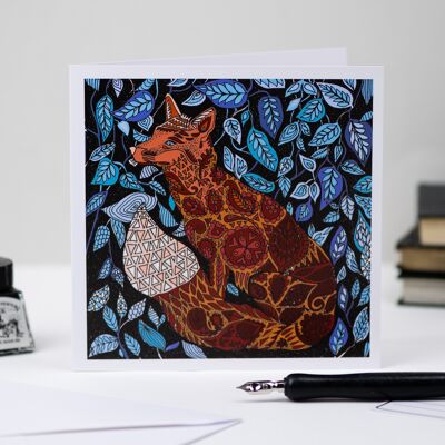 Fox and Leaves