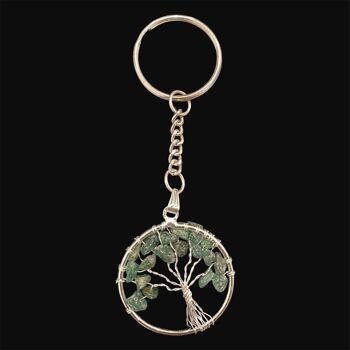 Porte-Clés Arbre de Vie, Aventurine Verte 2