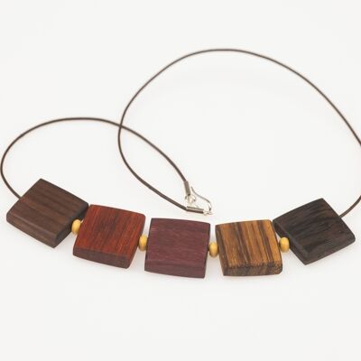 Rwanda wood pendant