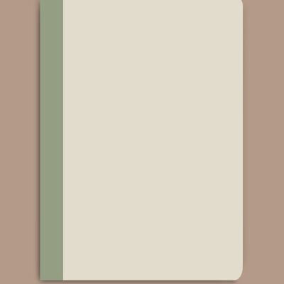 sous-bois - Notebook A5 - beige