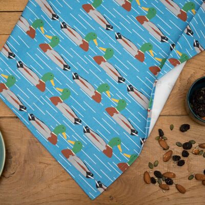 Duck Print Tea Towel