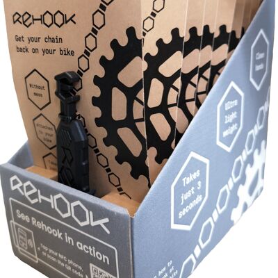 Confezione campione all'ingrosso di attrezzi per catena da ciclismo Rehook Original (10 unità)