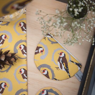 Goldfinch Print Purse