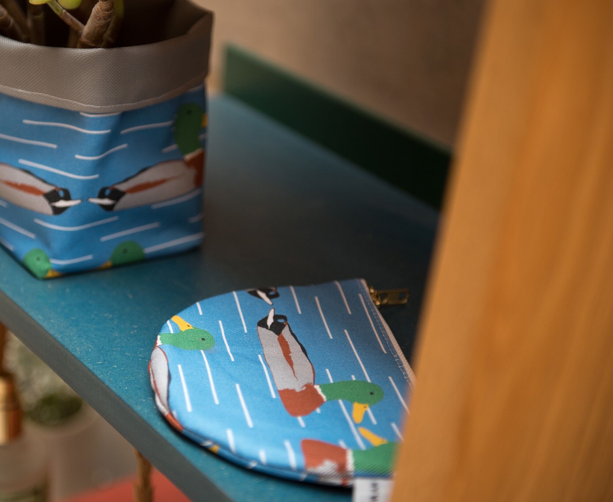 Sac à main imprimé canard