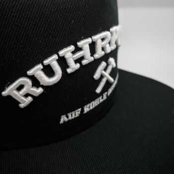 Ruhrpott Snapback - Noir Blanc 4