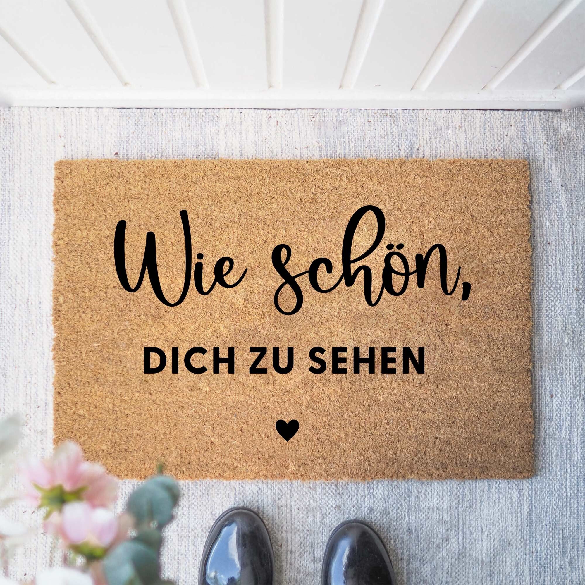 Kokos Fußmatte | Wie schön, dich zu sehen