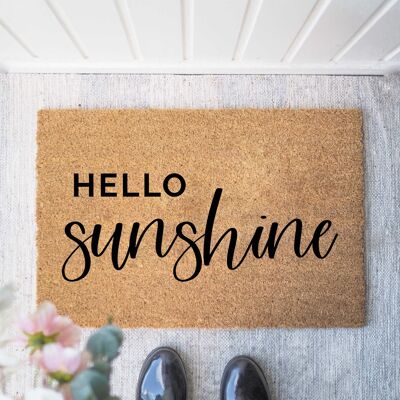 Coconut doormat | hello sunshine