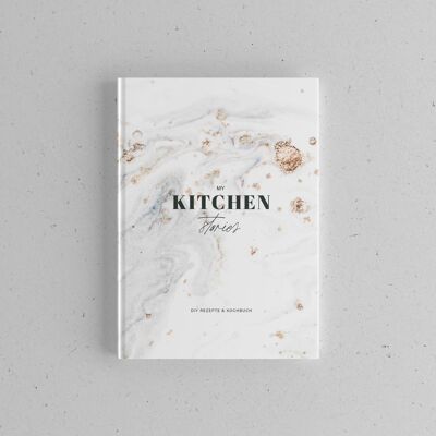 Libro de recetas Kitchen Stories - Blanco dorado