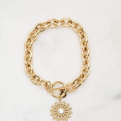 Pulsera Rhodélis - Oro blanco