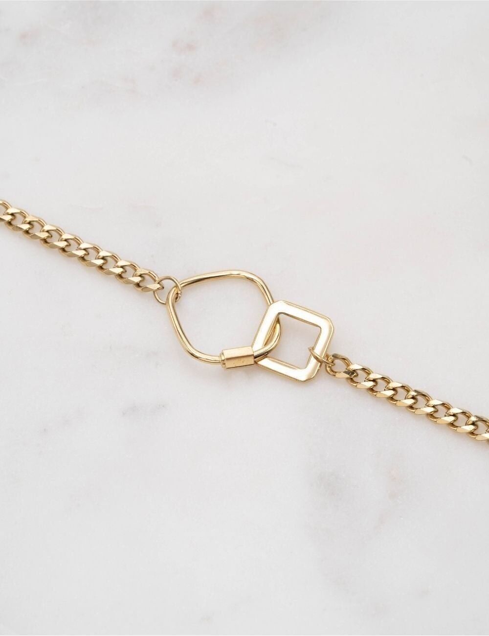 Bracciale in lana - Oro