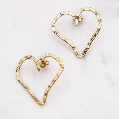 Corazon Earrings - Gold