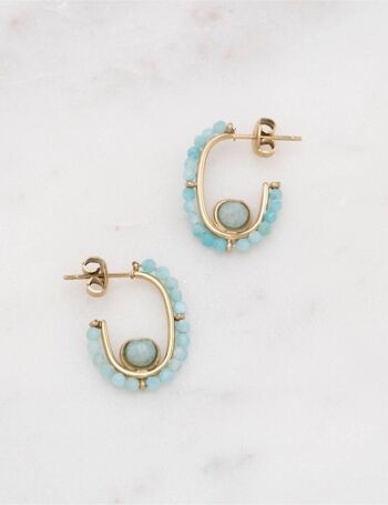 Boucles Joylita - Amazonite 1