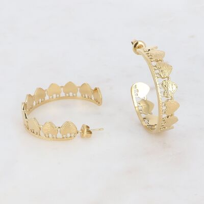 Mercey hoop earrings - Gold