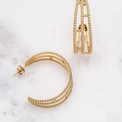 Swanie earrings - gold