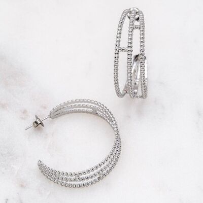 Swanie earrings - silver