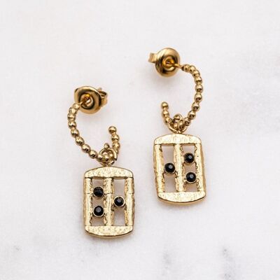Pendientes Paiva - negro