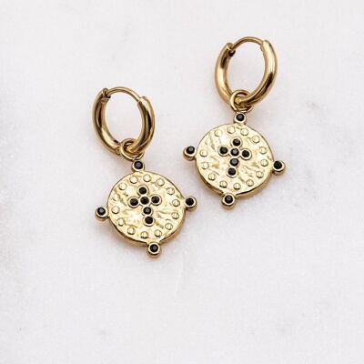 Vivia earrings - black