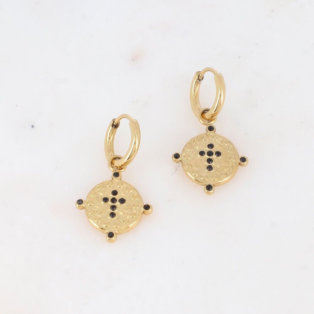 Vivia Ohrringe – Schwarz