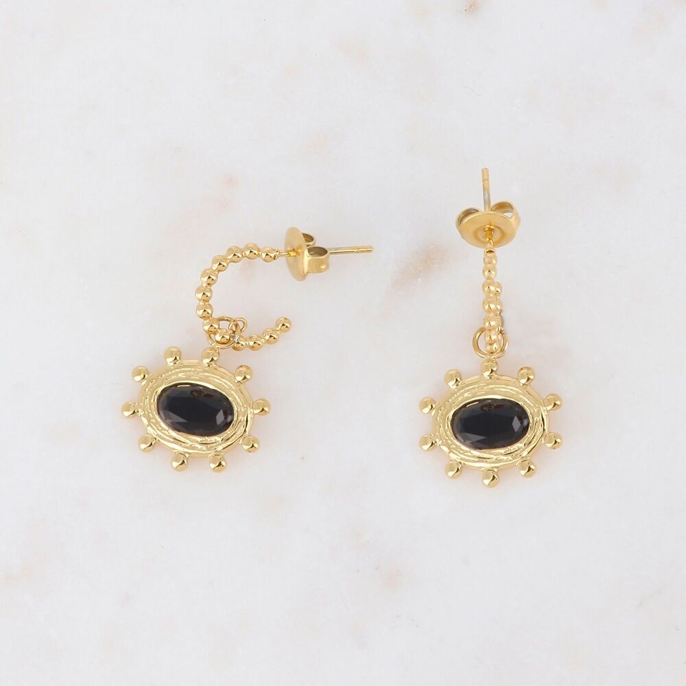 Noée Ohrringe - Onyx