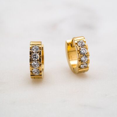 Ryeo earrings - crystal
