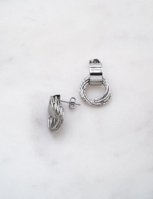 Boucles Miko - argenté