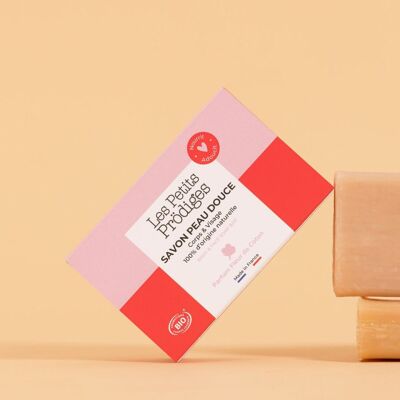 Cotton Flower Solid Soap 100g - Certified Organic