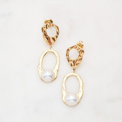 Kailea earrings - White mother-of-pearl
