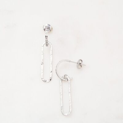 Sphera earrings - White silver