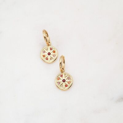 Idriline earrings - Red gold