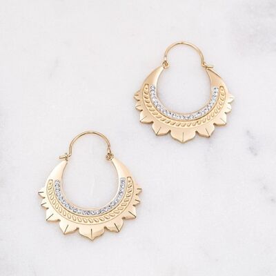 Estellie Earrings - White Gold