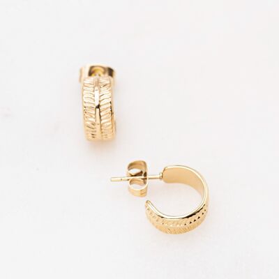 Mini Clencio earrings - Gold