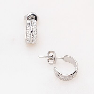 Mini Clencio earrings - Silver