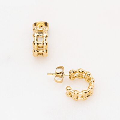 Pendientes Mini Castillo - Oro