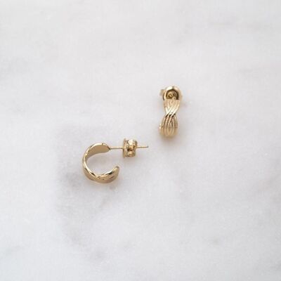 Mini Abbie earrings - gold