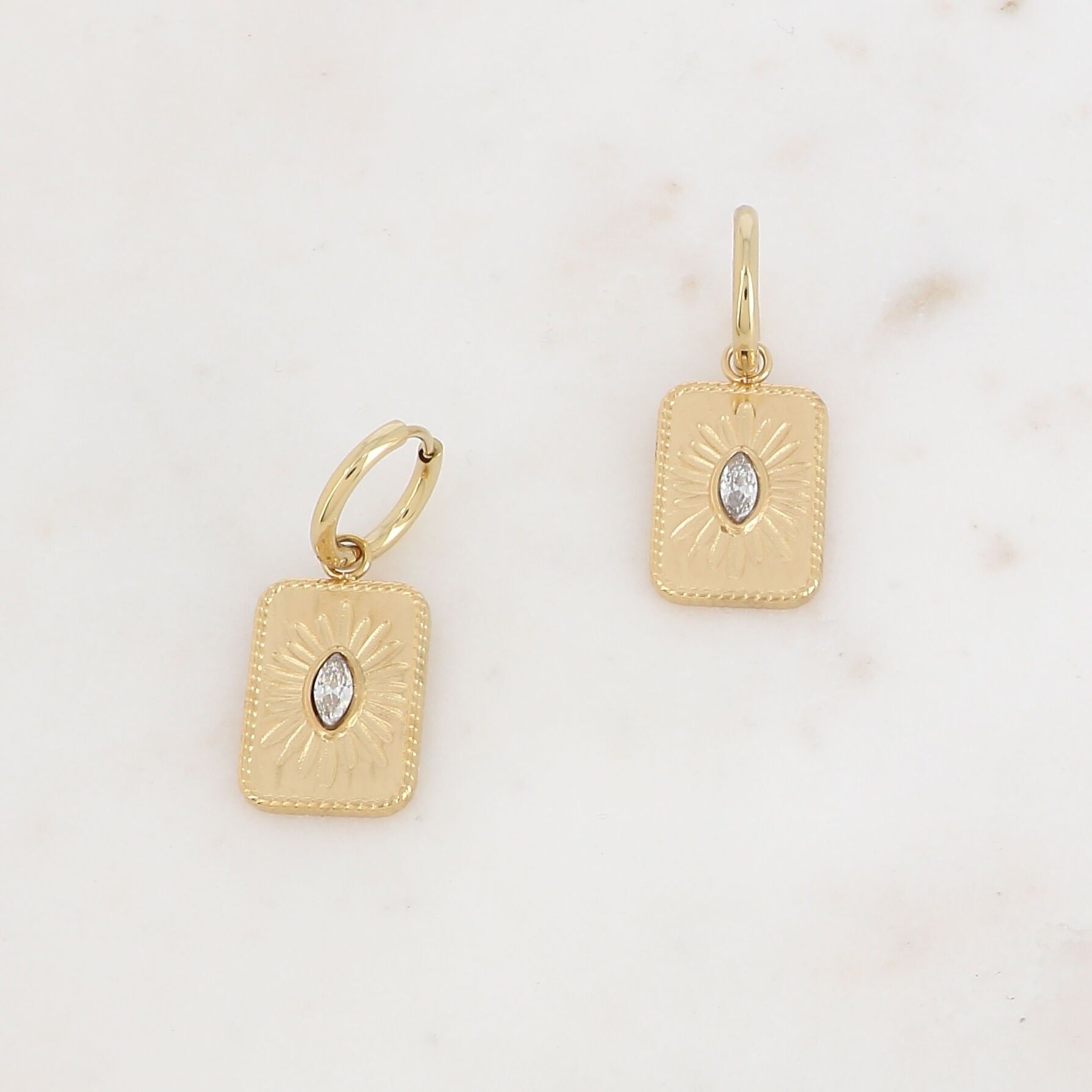 Elvenie Ohrringe - Weißgold