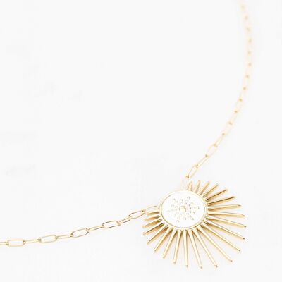 Collier Solarina - Doré blanc