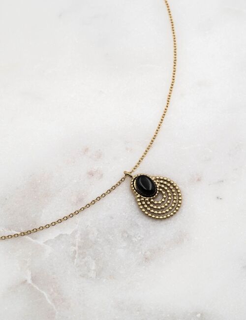 Collier Améline - onyx