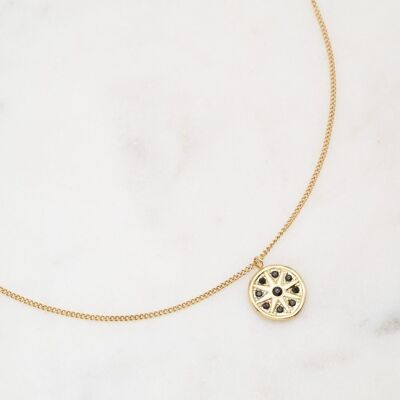 Idriline necklace - Black gold