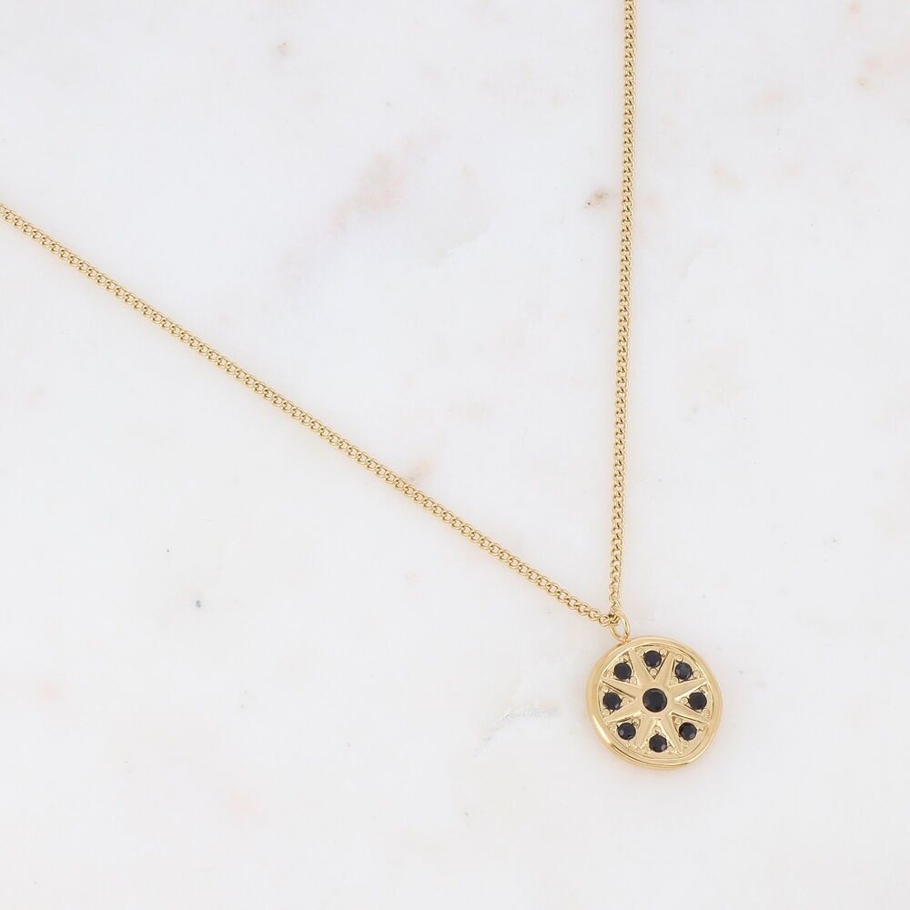 Idriline Halskette - Gold Schwarz