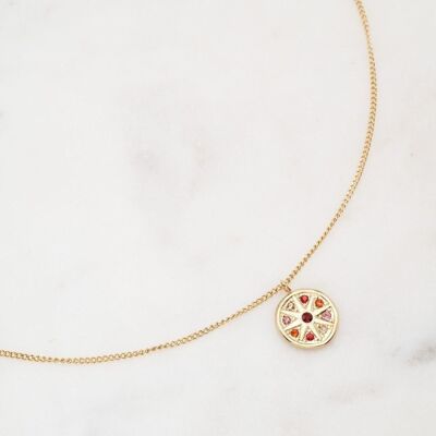 Idriline necklace - Red gold