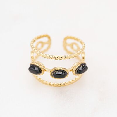 Palermo Ring - Schwarzgold