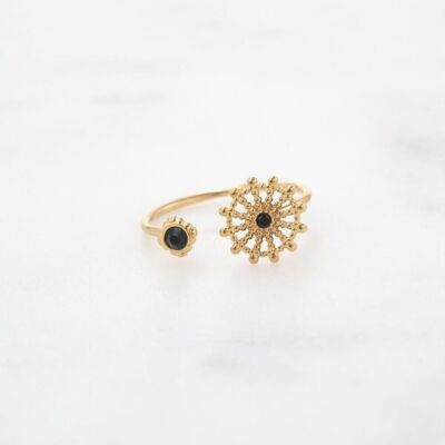 Ortigia ring - Black gold