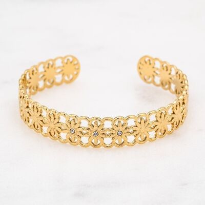 Brazalete Majorelie - Oro blanco